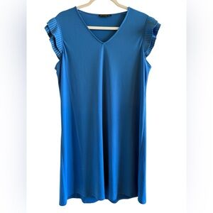 Adrianna Papell Blue Dress Large